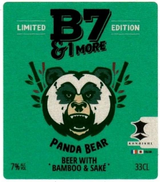 Panda Bear (Bamboo & Saké), B7 & 1 More