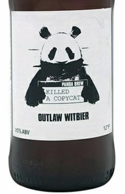 Panda Brew killed a copycat outlaw witbier 4.5%, Panda Brew, China