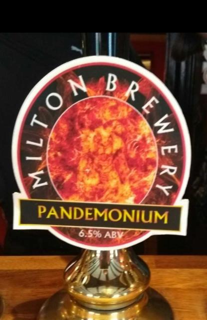 Pandemonium 6.5%, Milton Brewery, England