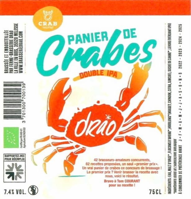 Panier De Crabes 7.4%, Ferme Brasserie Drao, France