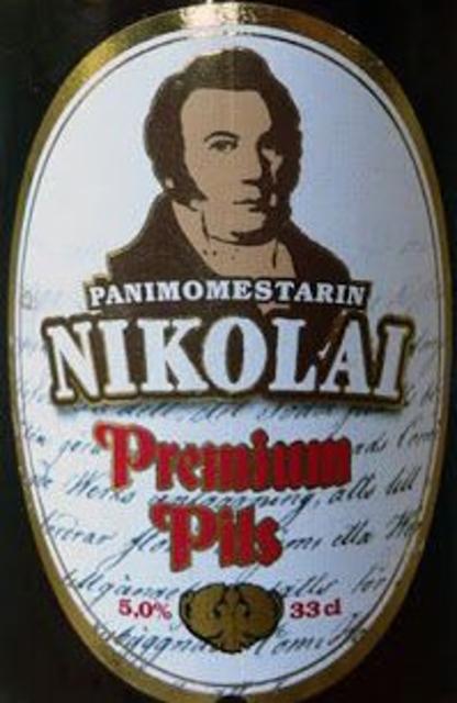 Panimomestarin Nikolai Premium Pils 5.0%, Sinebrychoff (Carlsberg Group), Finland