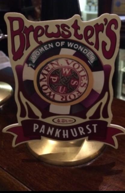 Pankhurst 4.8%, Brewster's Brewery, England