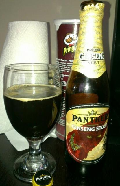 Panther Ginseng Stout 5.0%, Bali Hai Brewery, Indonesia