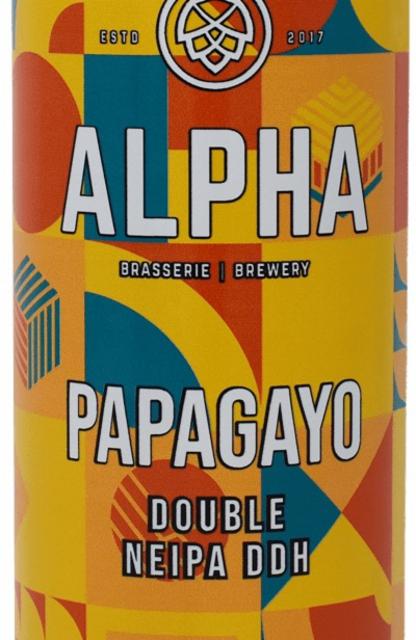 Papagayo Double NEIPA 8.2%, Brasserie Alpha, Canada