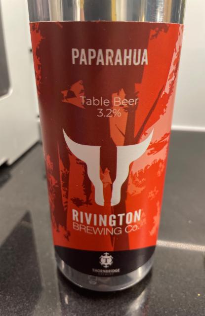 Paparahua 3.2%, Rivington Brewing Co., England