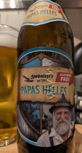 Papas Helles Alkoholfrei 0.5%, Brauerei Zwönitz, Germany