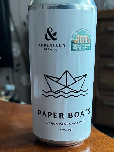 Paper Boats 3.7%, Ampersand Brew Co, England