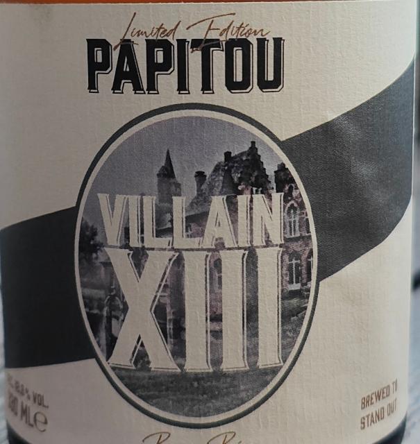 Papitou Villain XIII 12.8%, MV20, Belgium