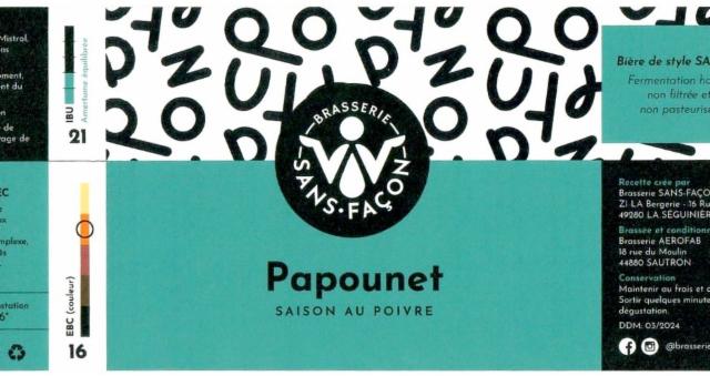 Papounet, Brasserie Sans Façon