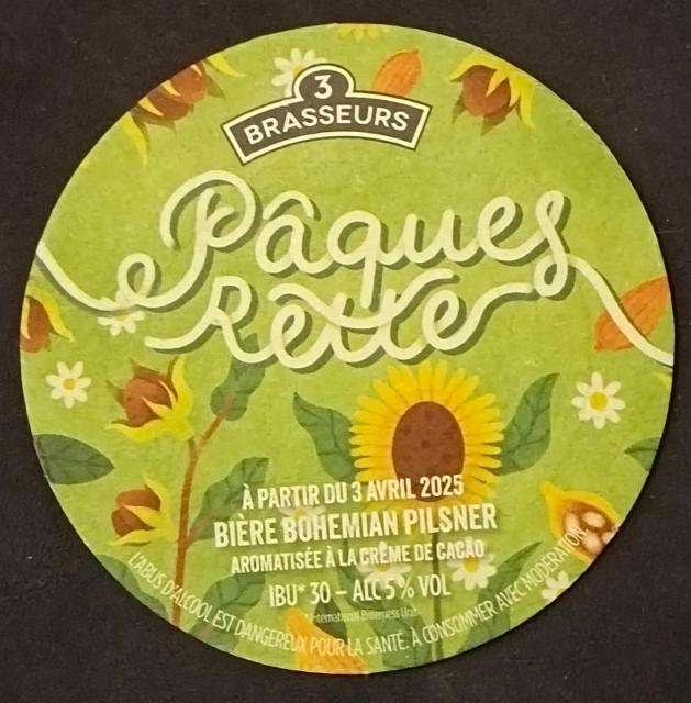 paques-rette 5.0%, Les 3 Brasseurs / The 3 Brewers, France