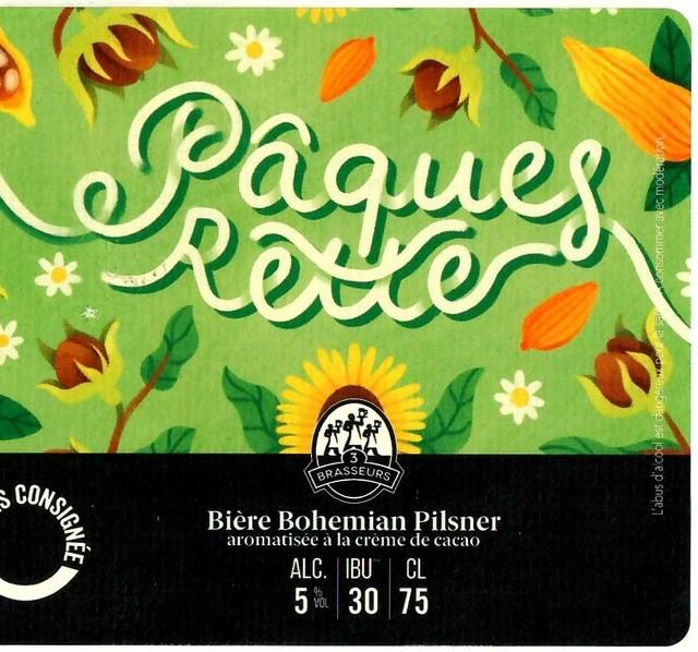 Pâques-Rette 5.0%, Les 3 Brasseurs / The 3 Brewers Lille, France
