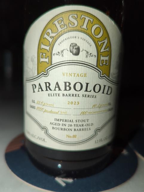 Paraboloid 13.0%, Firestone Walker Brewing (Duvel Moortgat), United States