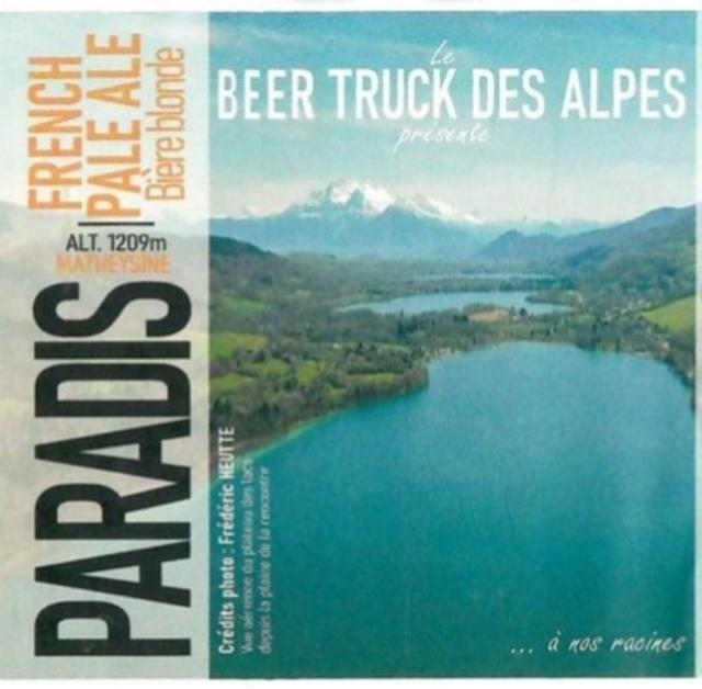 Paradis 5.1%, Beer Truck Des Alpes, France