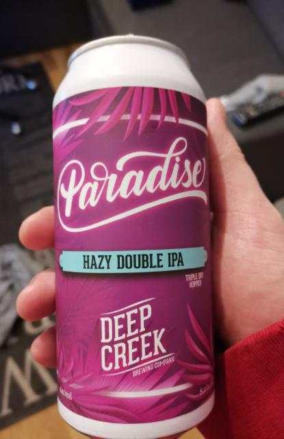 Paradise 8.0%, Deep Creek Brewing Co., New Zealand