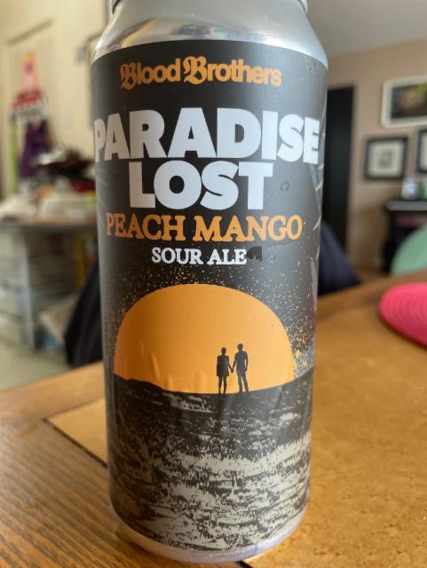 Paradise Lost Peach Mango, Blood Brothers Brewing
