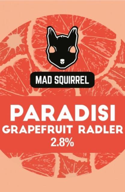 Paradisi 2.8%, Mad Squirrel Brewing, England