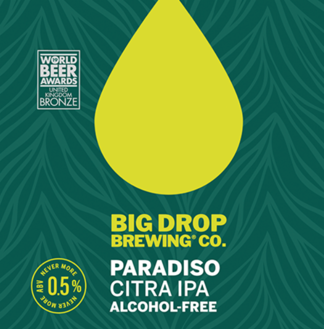 Paradiso Citra IPA 0.5%, Big Drop Brewing Co., England