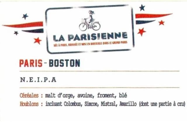 Paris - Boston, Brasserie La Parisienne