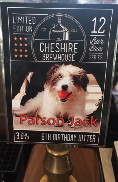 Parson Jack 3.6%, The Cheshire Brewhouse, England
