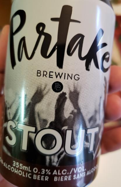 Partake Stout 0.3%, Partake Brewing, Canada