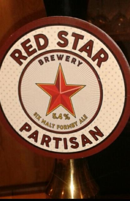 Partisan 5.4%, Red Star Brewery (Formby) Ltd, England