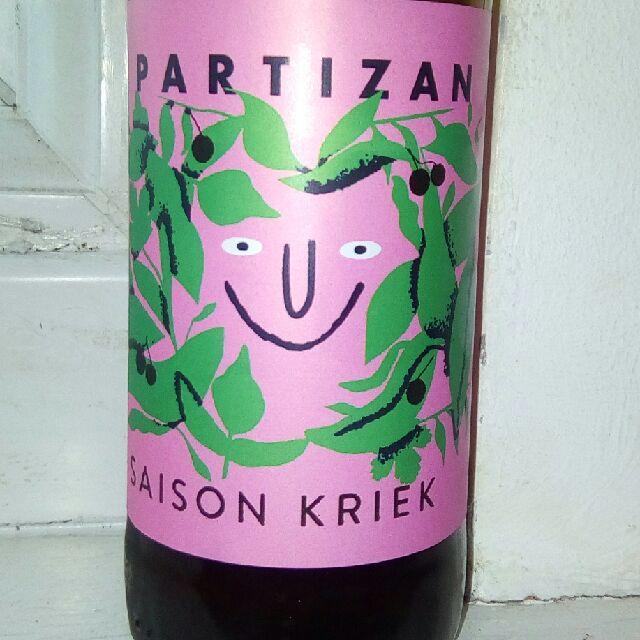 Partizan Saison Kriek 3.8%, Partizan Brewing, England