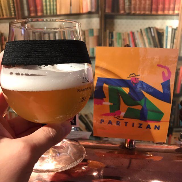 Partizan Saison Rhubarb and Ginger 3.9%, Partizan Brewing, England