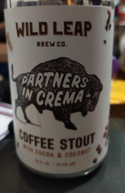 Partners in Crema 10.0%, Wild Leap Brew Co., United States