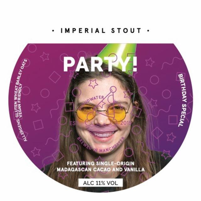 PARTY! MCI Imperial Stout 7th Birthday 11.0%, Cloudwater Brew Co., England