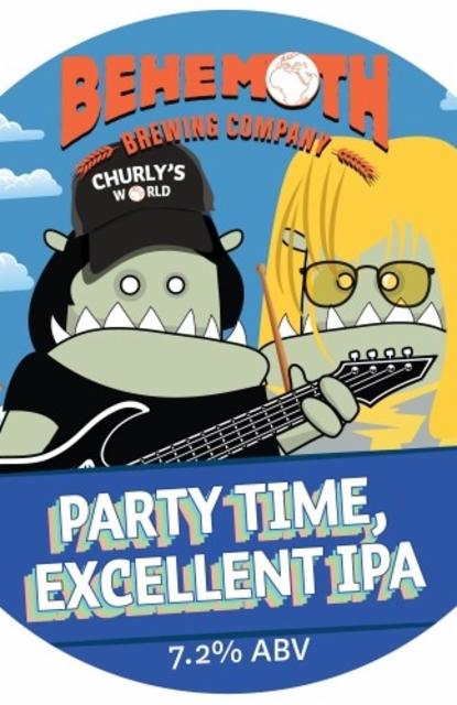 Party Time, Excellent IPA 7.2%, Behemoth Brewing Company, New Zealand