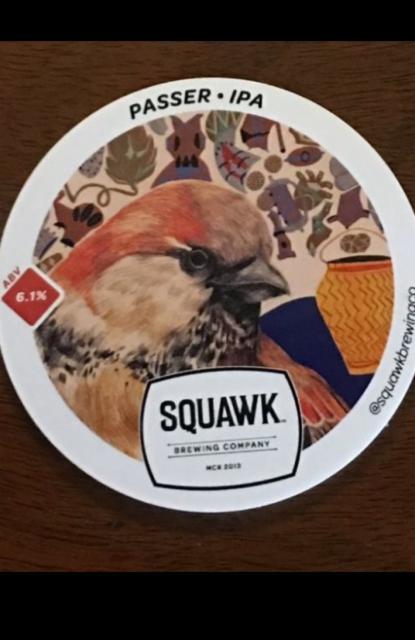 Passer 6.1%, Squawk Brewing Company, England