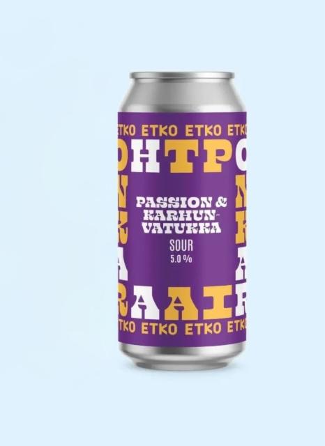 Passion & Karhunvatukka Sour, Etko Brewing