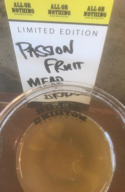 Passion Fruit Mead Braggot 7.0%, All Or Nothing Brewhouse, Canada
