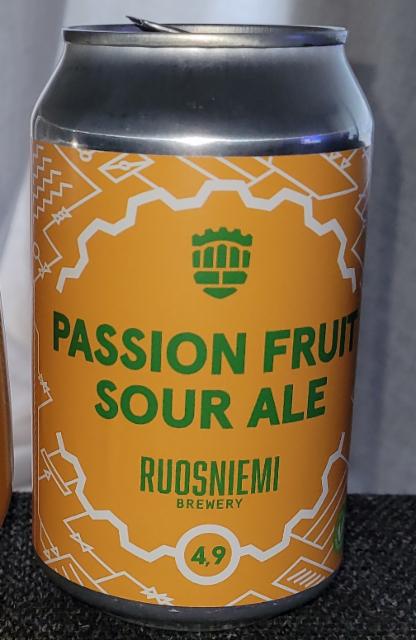 Passion Fruit Sour Ale 4.9%, Ruosniemi Brewery, Finland