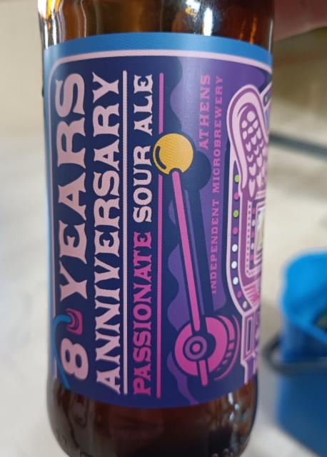 Passionate - 8th Anniversary 5.5%, Noctua Microbrewery Athens, Greece