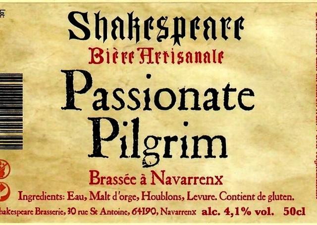 Passionate Pilgrim, Brasserie Shakespeare