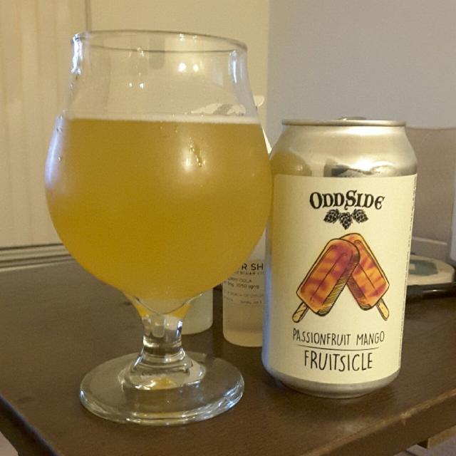 Passionfruit Mango Fruitsicle 4.5%, Odd Side Ales, United States