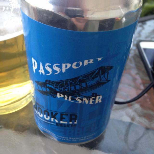 Passport Pilsner 5.1%, Thomas Hooker Brewing Company, United States