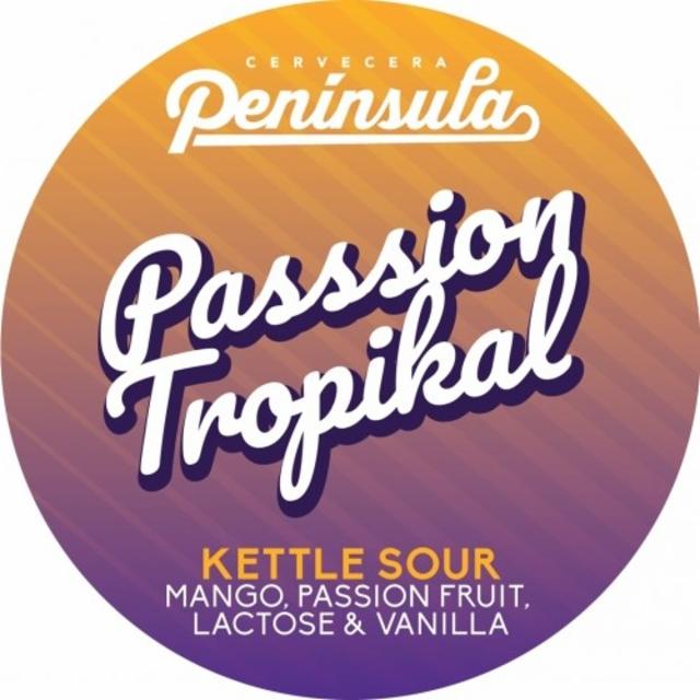 Passsion Tropikal 6.0%, Cervecera Península, Spain