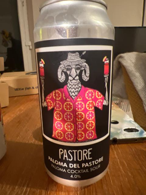 Pastore Paloma Del Pastore 4.0%, Pastore Brewing And Blending Ltd, England