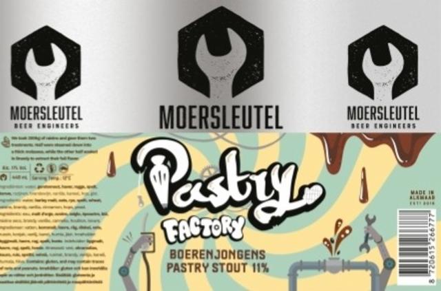 Pastry Factory - Boerenjongens 11.0%, Brouwerij De Moersleutel, Netherlands