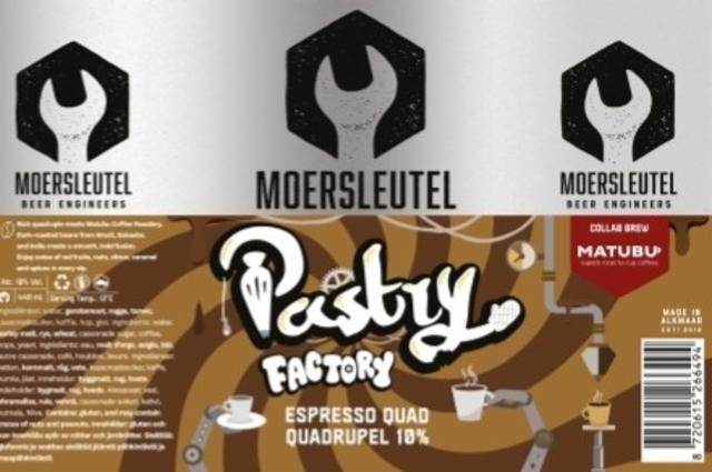 Pastry Factory - Espresso Quad Quadrupel 10.0%, Brouwerij De Moersleutel, Netherlands