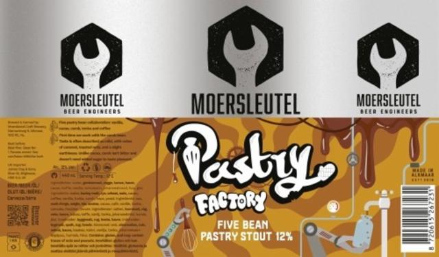 pastry factory - five bean 12.0%, Brouwerij De Moersleutel, Netherlands