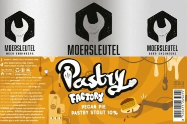 Pastry Factory - Pecan Pie Pastry Stout 10.0%, Brouwerij De Moersleutel, Netherlands