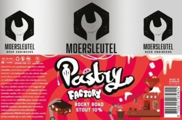 Pastry Factory - Rocky Road Stout 10.0%, Brouwerij De Moersleutel, Netherlands