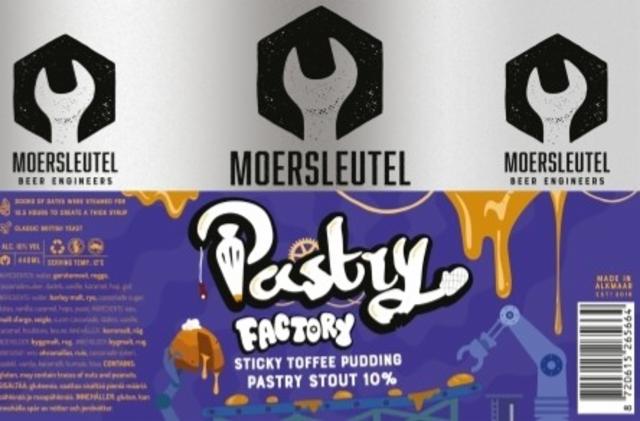 Pastry Factory - Sticky Toffee Pudding 10.0%, Brouwerij De Moersleutel, Netherlands