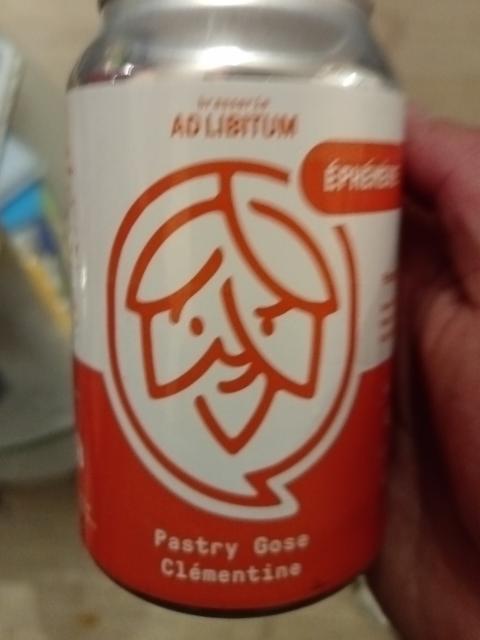 Pastry Gose Clémentine, Brasserie Ad Libitum