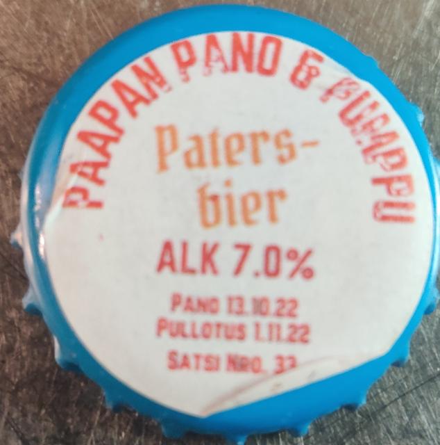 Patersbier 7.0%, Birchbrook Brewery, Finland