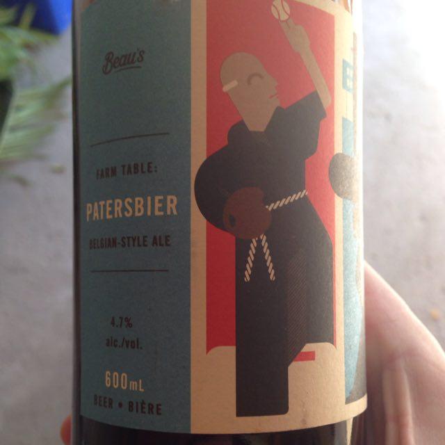 Patersbier 4.7%, Beau's All Natural Brewing Company, Canada