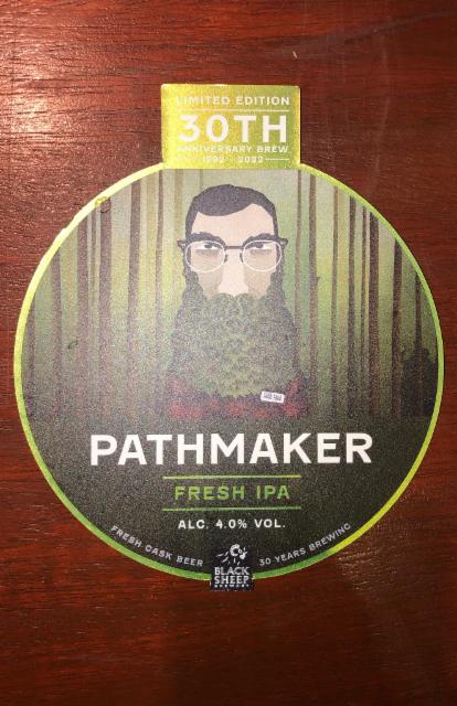 Pathmaker Fresh IPA 4.0%, The Black Sheep Brewery, England